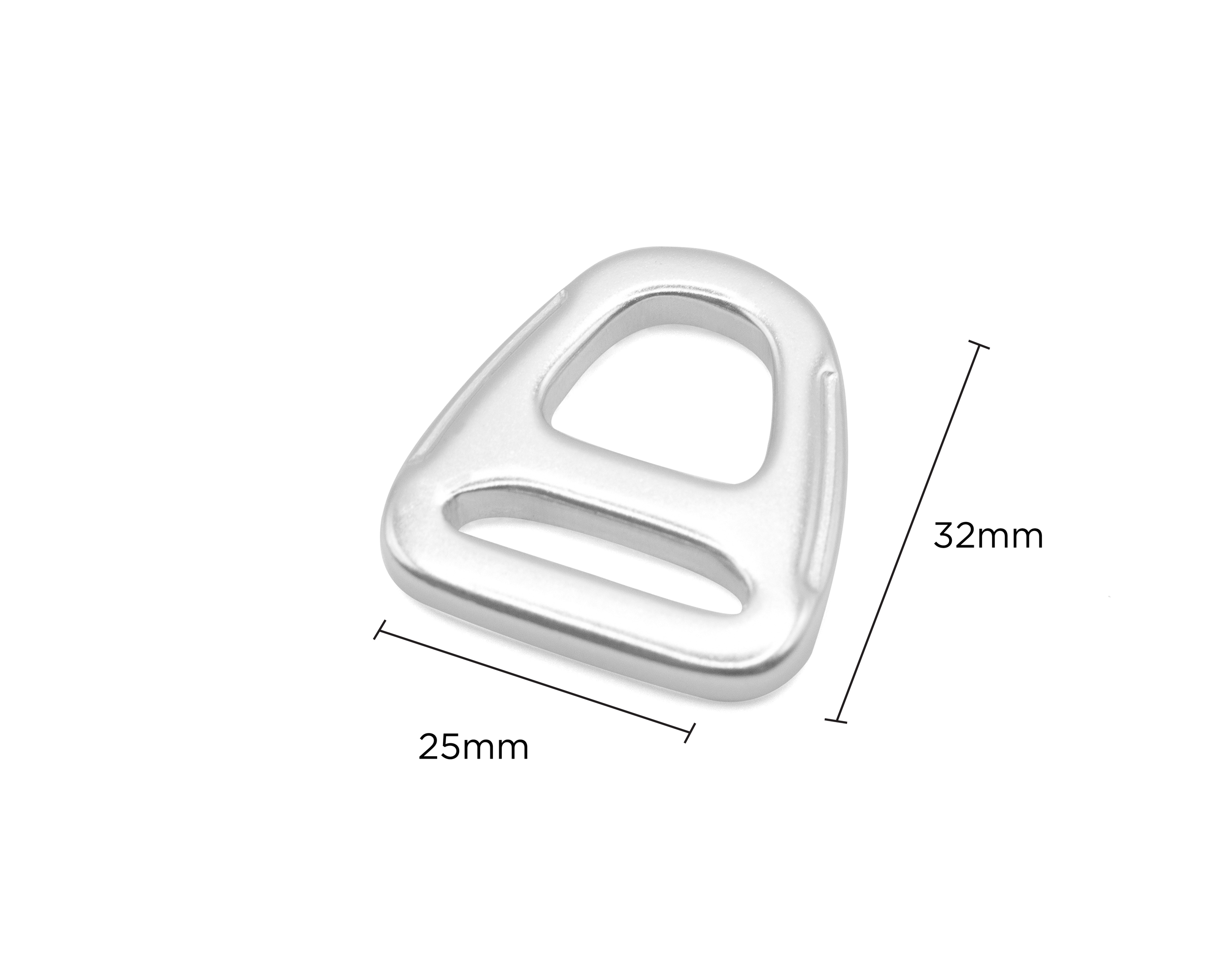 D-Ring, 25mm, mit Öse, Aluminium, eloxiert, online kaufen, buy online