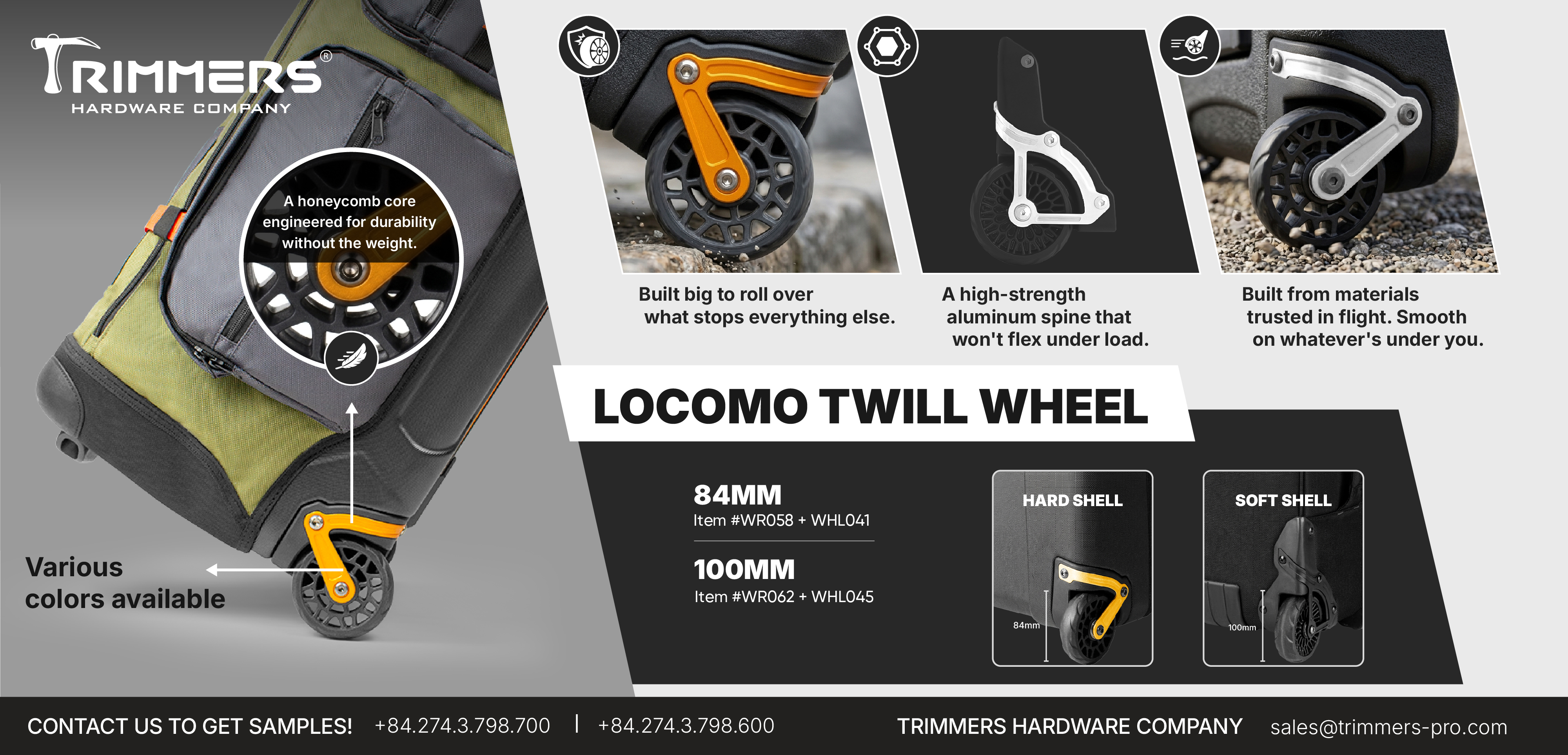 Locomo Wheel [ WR062 + WHL045] + [WR058 + WHL041]
